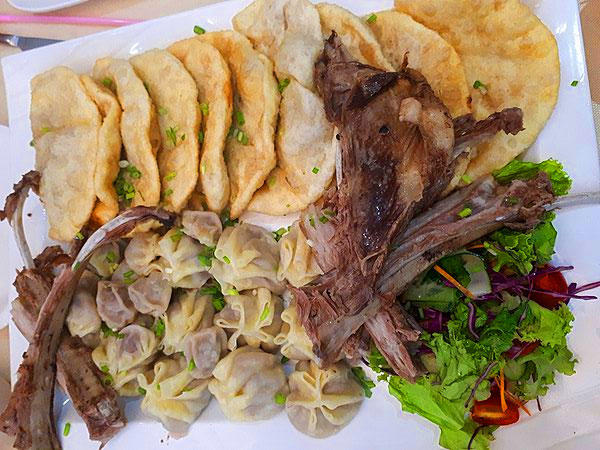 Mongolian meat dishes