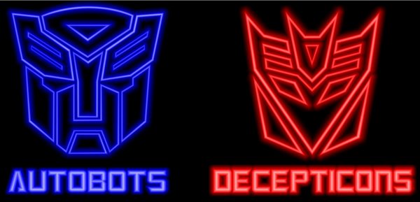autobots names decepticon names