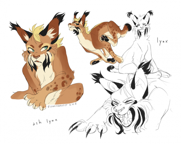 lynx fursona names